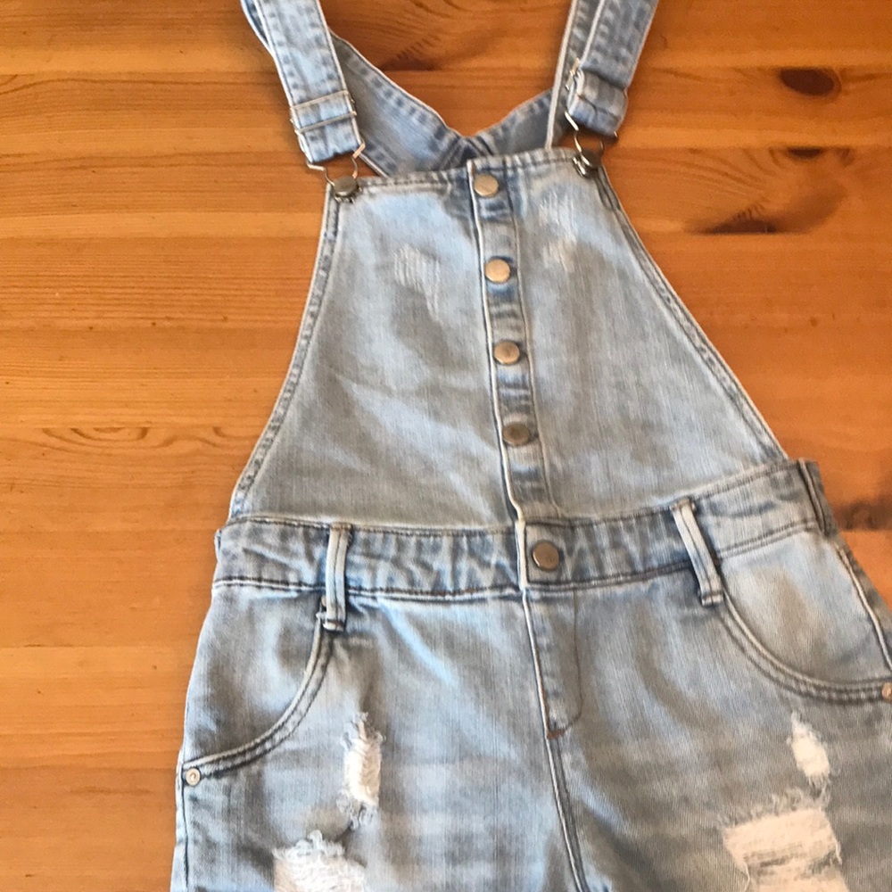 Denim overalls